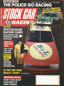STOCK CAR RACING 1989 OCT - Pauch, Barnes, Parsons Family, Push Rods, Tubing